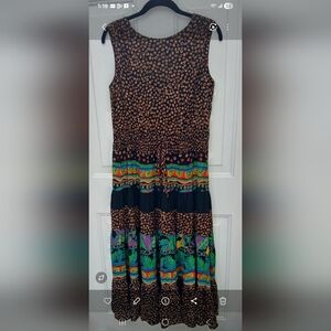Carole Little Multicolor Maxi Dress Size 6. Please See Measurements.